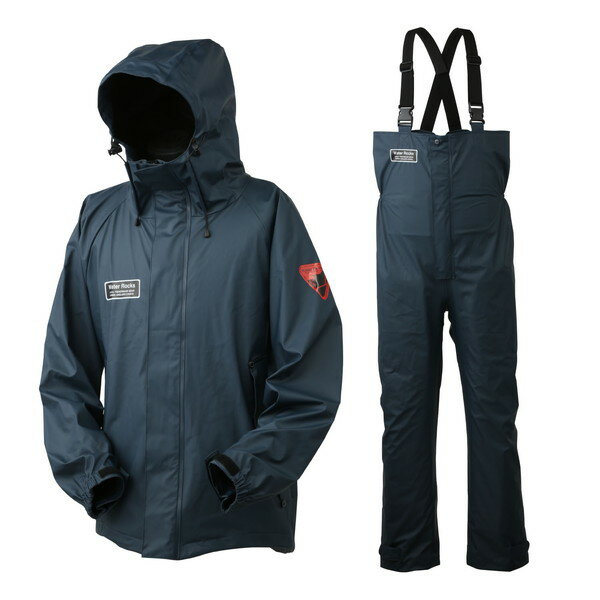 オレンジブルー レインウェア WRRS-2100 WR PUレインスーツ チャコール LL