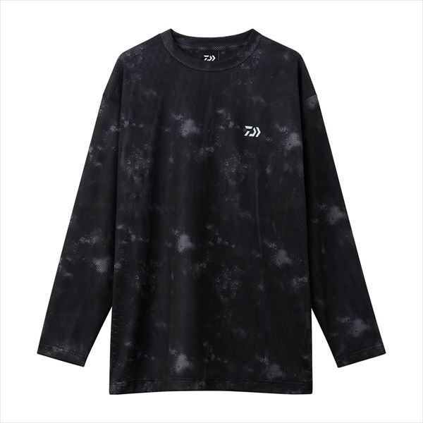 ダイワ ウェア DE-8626 ドライメッシュロングスリーブシャツ ブラックヘイズカモ 2XL
