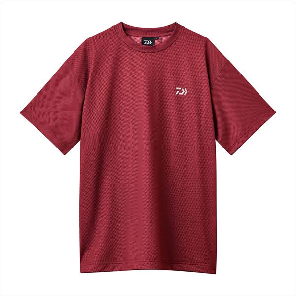 猛暑を制す。風と汗で身体をクールダウン。通気性のあるメッシュ素材に吸水速乾加工を施し快適性向上。アンダーウエアと重ね着することで、メッシュシャツの通気性能を活かすことができる。ややゆったり目のシルエットで動きやすく、裾を絞ることでシルエットの変化も楽しめる。サイズ：Mカラー：ボルドー ※実物と色が違って見える場合があります。あらかじめご了承下さい。