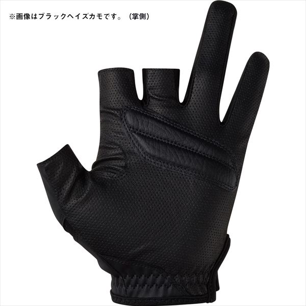 ダイワ 手袋 DG-2026 パッド付グローブ 3本カット オーシャンヘイズカモ M