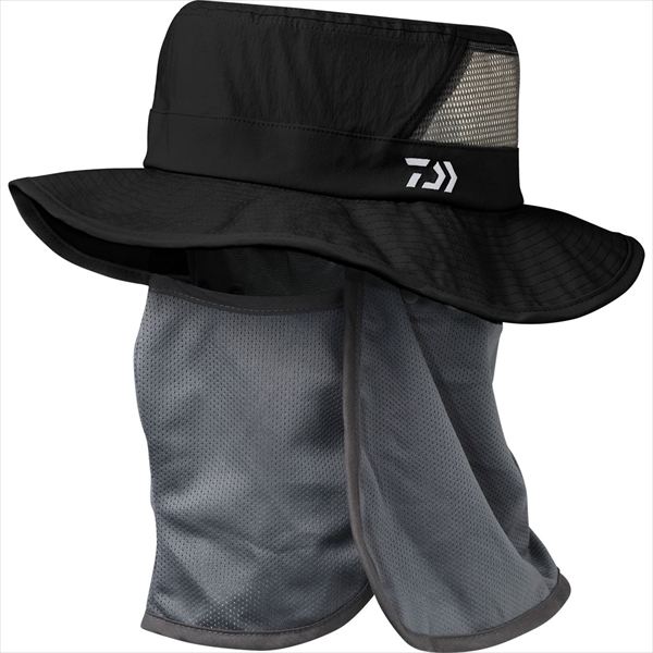 ダイワ 帽子 DC-7726 フルシェードハット ブラック フリー