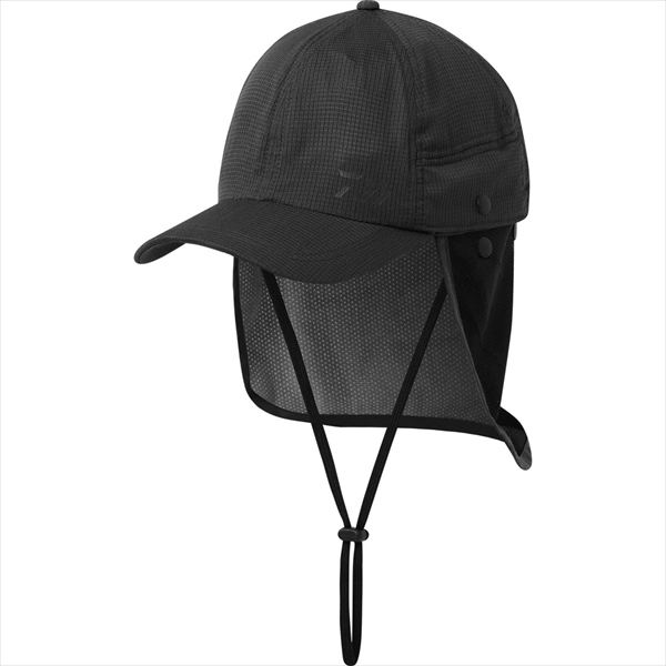 ダイワ 帽子 DC-7826 ドットエア シェードキャップ ブラック フリー