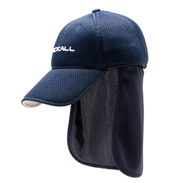 水冷×日よけで、真夏に強いCAP。水に濡らすことで、すべり部分とフロント裏に水を貯え、気化熱によって頭まわりをひんやりと冷却できる高機能CAP。メッシュ素材で通気性を確保。さらに、首まわりを覆う日よけパーツが強い日差しから肌を守り、長時間の釣行でも快適さをキープする。ツバ裏はどの色もブラックで水面の反射光を抑え、釣り場での視界を確保するのに役立ちます。カラー：ネイビーサイズ：フリー素材:本体・日よけ部：ポリエステル100％　詰物：指定外繊維（ベルオアシス） ※実物と色が違って見える場合があります。あらかじめご了承下さい。