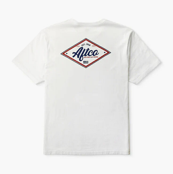 Sherman SS T-Shirtは、背中にAFTCOのプリントをあしらったクラシックなポケットTシャツ。ソフトで丈夫なコーマ・リングスパンコットン100％。特徴コーマ・リングスパンコットン100％サイズ(USサイズ）：Sカラー：White ※実物と色が違って見える場合があります。あらかじめご了承下さい。