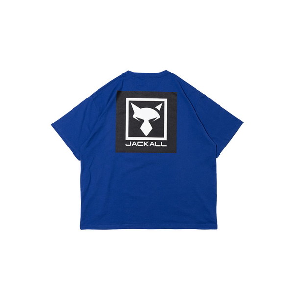 ジャッカル ウェア TS-B001 ビッグシルエットT ブルー S