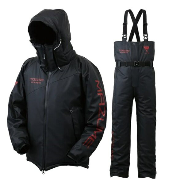 オレンジブルー 防寒服アウター MZFW-973 mazume ラフウォーターオールウェザースーツ ホットモンスター ブラック L
