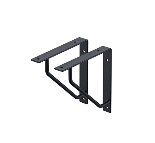 【送料無料】三栄水栓 棚受け アイアンブラケット 2個セット鉄 ビス付き