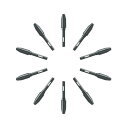 【送料無料】Artisul N05 P58B/P59用 オプション ペンタブレット用標準芯 10本入り
