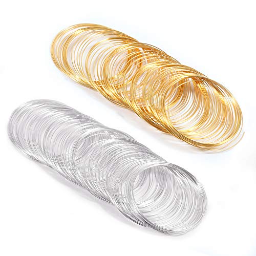 【送料無料】SPEEDWOX メモリーワイヤー 形状記憶ワイヤー スチールワイヤー シルバー ゴールド 各100..