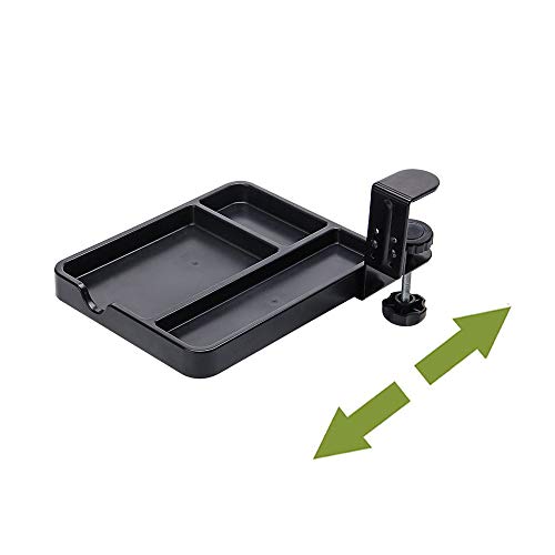 【送料無料】FUGEST スライダー 小物収納スペース付き クランプ式 アームレスト 硬質プラスチック製