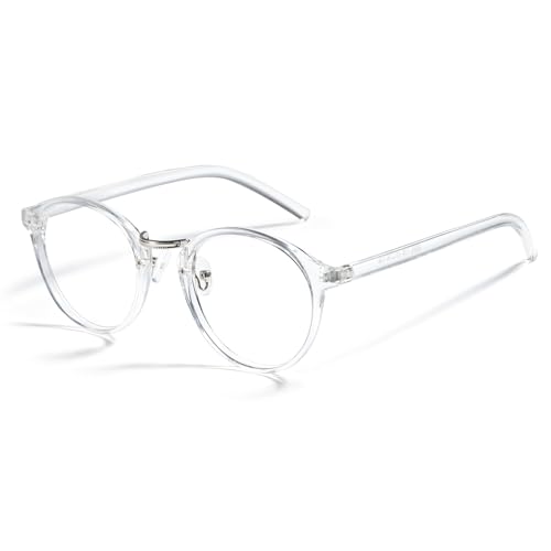 【送料無料】[Cyxus] クリアメガネ ブルーライト対策 ボストンフレーム 伊達メガネ UVカット 紫外線対..