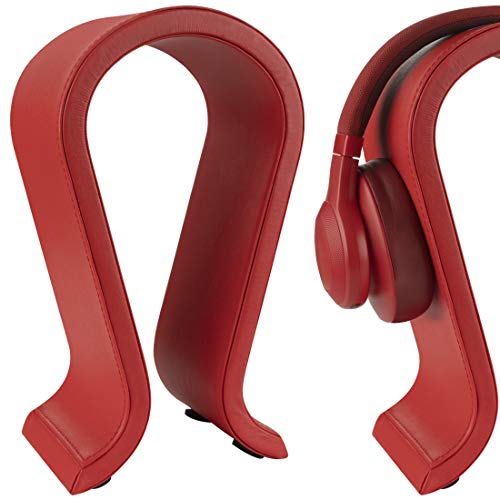 【送料無料】Geekria ヘッドホンスタンド ビーガンレザー オメガ オーバーイヤー ヘッドホン、ゲームヘッドセット用の ホルダー, デスクディスプレイハンガ...
