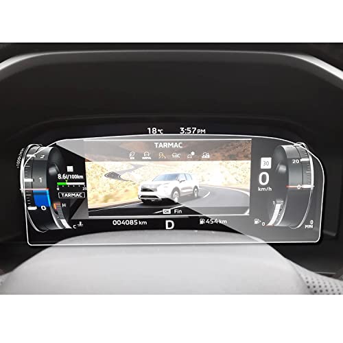 【送料無料】ruiya 強化ガラス 2021新型 三菱 アウトランダーphev gn0w 専用 メーター 液晶メーター 保護フィルム 12.3インチ メーターパネル フィルム 9H 新型アウトランダーphev カスタムパーツ キズ防止 汚れ防止 極薄 高感度タッチ 自己吸着 貼付簡単
