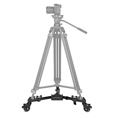 【送料無料】SmallRig ビデオ三脚用 ドリー 汎用プーリー 耐荷重15kg 折りたたみ式3輪 安定 収納バッグ..