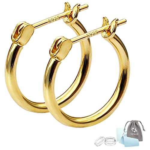 【送料無料】GOKEI フープピアス ピアス フープ シルバー925 純銀 リングピアス 20G レディース メンズ..