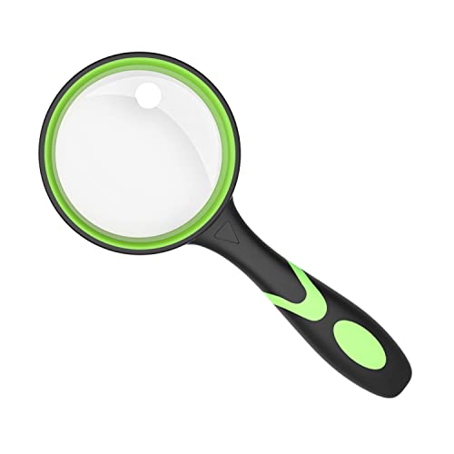 【送料無料】YOVOY 手持ちルーペ 拡大鏡 10倍拡大 虫眼鏡 拡大レンズ 見やすい 読書ルーペ 高倍率 携帯..