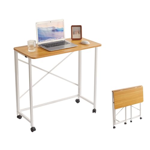 【送料無料】Aibiju 折りたたみ デスク テーブル 幅80×奥行4...(3)