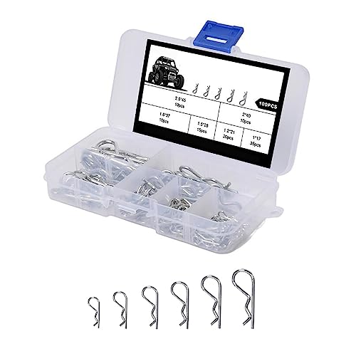 【送料無料】YFFSFDC Rピン 割りピン ステンレス鋼 割ピンキット クリップ メタル 締め付け ...