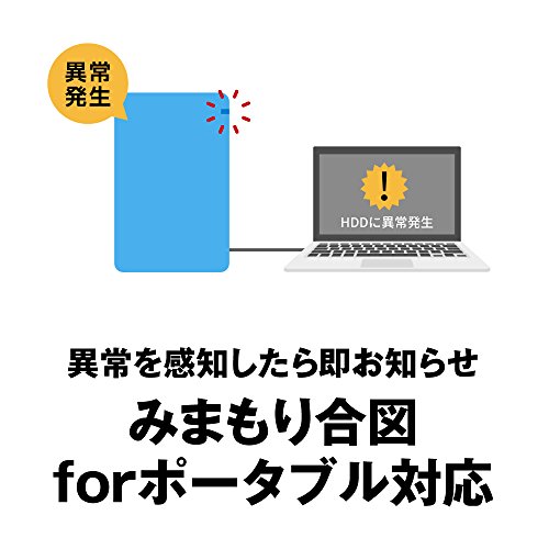 キャスティングドクターショップの【送料無料】BUFFALO USB3.1(Gen.1)対応 ポータブルHDD スタンダードモデル HD-PCGU3-Aシリーズ｜アングル2