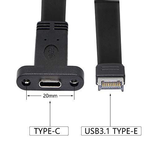 【送料無料】CERRXIAN usb 3.1 フロントパネルヘッダー から type c延長ケーブル T...