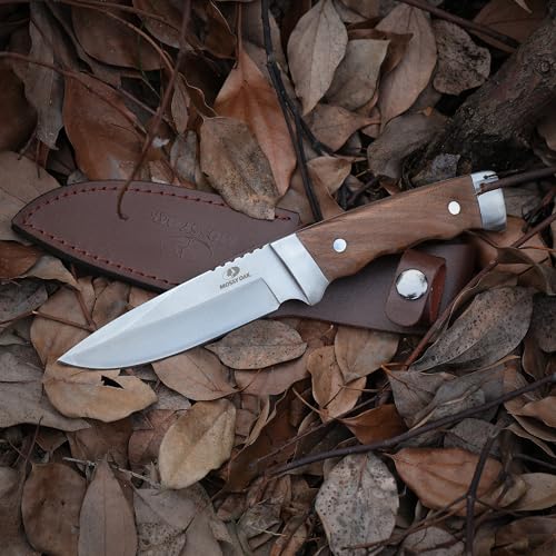 【送料無料】MOSSY OAK ナイフセット シースナイフ 折りたたみナイフ ポケットナイフ ケース付き フルタング構造 天然ウッドハンドル 木目様ハンドル 全長225mm&166mm DIY 登山 キャンプ 防災 釣り キャンプ 3