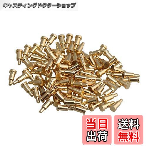 【送料無料】Bstinay 100PCS 金メッキ銅 電流ポゴピン スプリングプローブ 4.0-1.3-2.7-0.5-2.0mm