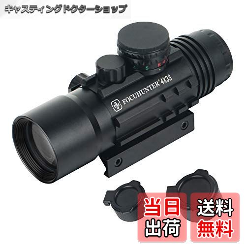 ̵FOCUHUNTER ƥ륹 4x33mmѥ饤ե륹 /Хƥ 1/4MOAȥץ졼륹ץ Ĥ20...