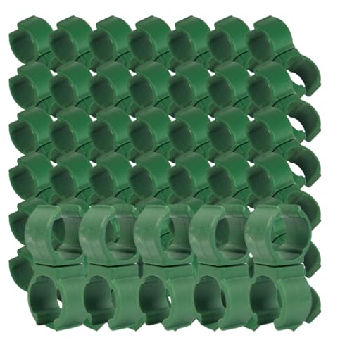 【送料無料】Riblind 支柱 ジョイント 支柱クリップ 50個入 直交 園芸 菜園 クロスバンド 連結 固定