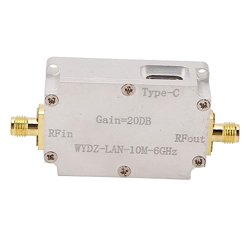 【送料無料】Cryfokt FMラジオ用SMAコネクタ付きプロフェッショナル低ノイズアンプ、LNA 10M 6GHz 20dB..