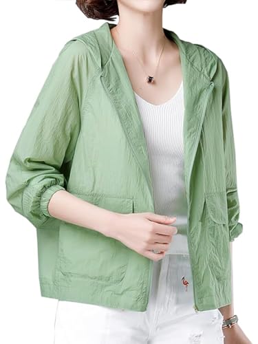 【送料無料】MDMYXJP ライトアウター UVケア レディース マウンテンパーカー フード UVカット 薄手 春..