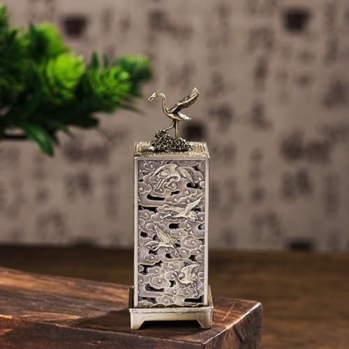 【送料無料】SITEDAN 香炉 ミニ 仏壇用 お香立て コーン香用 お香入れ アンティーク調 合金製 香炉皿 ..