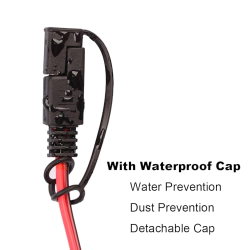 ������̵����HUIQIAODS SAE���ͥ��� ��Ĺ�����֥� 2�ĥ��å� 2�ԥ� SAE��Ĺ�Ÿ������� ��Ĺ�����ץ������֥� ���ͥ��� �����å���꡼����³ ���� �ץ饰 12V 10A ���ؼ�/�����ȥ�ӥ�/��������/�����Хåƥ꡼/�����顼�ѥͥ� ��Ŭ���Ƥ��ޤ���Ĺ��0.3m��