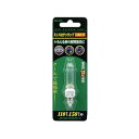 【送料無料】エルパ (ELPA) ミニハロゲンランプ 電球 ハロゲン電球 E11 110V 130W 2400lm クリア JD110V130WHE-B