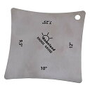 【送料無料】Yibuy シルバー ステンレス鋼 ギター半径ゲージ 指板とナットサドル半径の測定のため