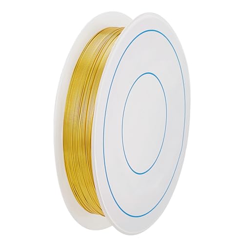 【送料無料】PH PandaHall 約26m アクセサリーワイヤー 線径0.3mm 銅製 ワイヤー クラフト銅線 アート..