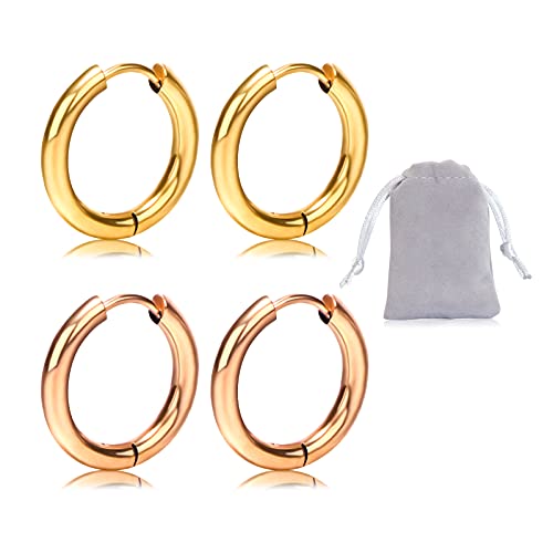 【送料無料】YOVOY 男女兼用 フープピアス リングピアス レディース メンズ アクセサリー 両耳用 イヤ..