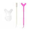 【送料無料】LOYELEY まつ毛パーマセルフ まつ毛パーマキット プレート スティック(バラ色) スティック(ホワイト) まつげブラシ まつ毛パーマY字コーム...