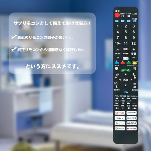 【送料無料】AULCMEETテレビ用リモコン N2QAYB000481などのリモコン
