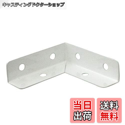 【送料無料】ダイドーハント (DAIDOHANT) (補強金物) ホワイト 二方面 大 (木ネジ付) コーナー型 [鉄] (W)15x(A)52x(B)52mm (2個入) 62801