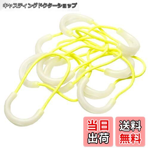 【送料無料】GoodsLand 【 10個セット 】 蓄光 ペグリング 蛍光 ペグ紐 キャンプ 夜間 テント タープ アウトドア 用品 GD-KIKHIMO