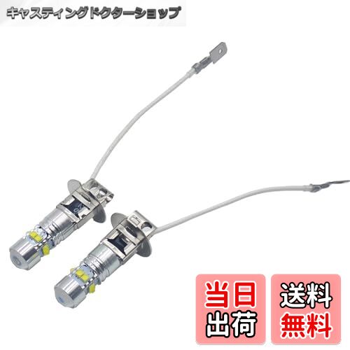 【送料無料】Wellvie classy LEDバルブ H3 H3a 12V 24V 50W LED デイライトホワイト ファッション（2個..