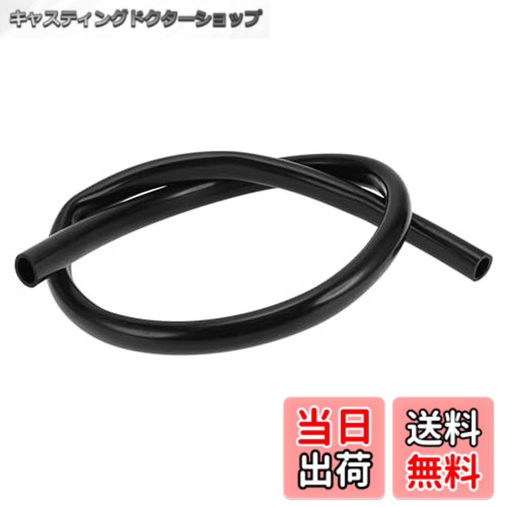 【送料無料】HEROFFIX エアおよびウォーターシリコンバキュームチューブホース 高温用自動車バキュームライン 4FT 11/16" 18mm ID 3-mm厚 黒シリコン