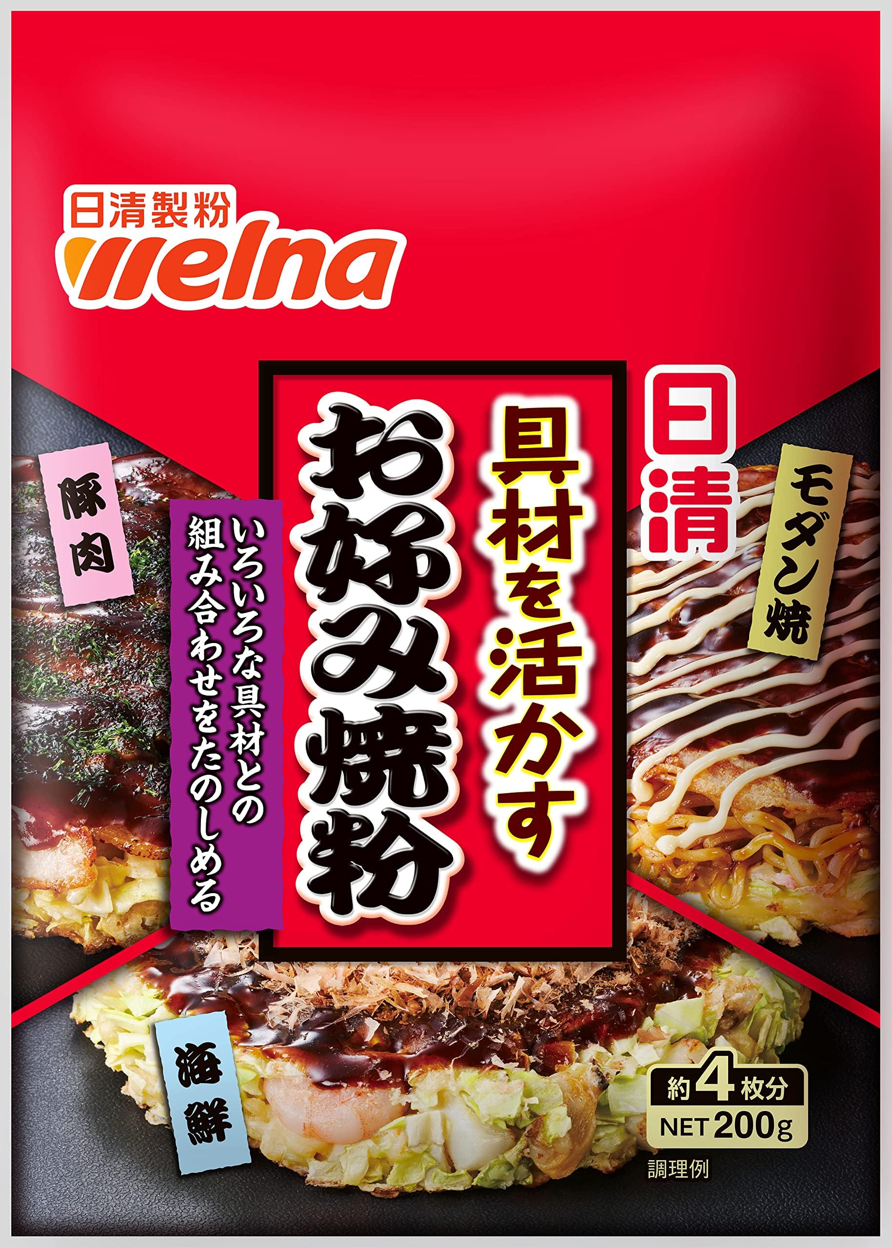 キャスティングドクターショップの【送料無料】日清 具材を活かすお好み焼粉 サイズ：200g x6袋｜アングル2