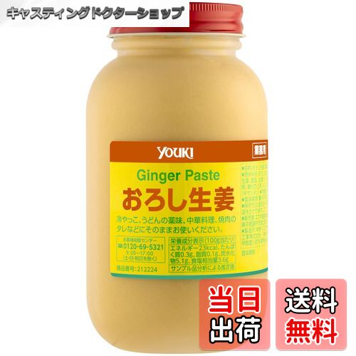 【送料無料】ユウキ おろし生姜 サイズ：900グラム (x 1)