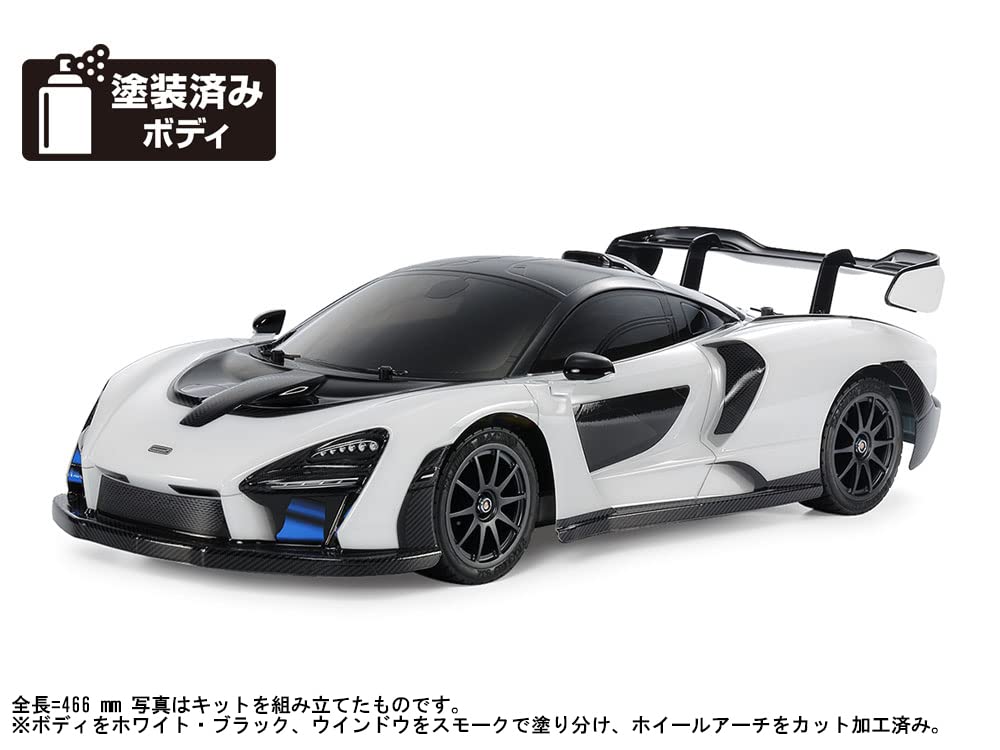 キャスティングドクターショップの【送料無料】タミヤ 1/10 電動RCカーシリーズ No.711 1/10RC マクラーレン セナ (TT-02シャーシ) 58711｜アングル2