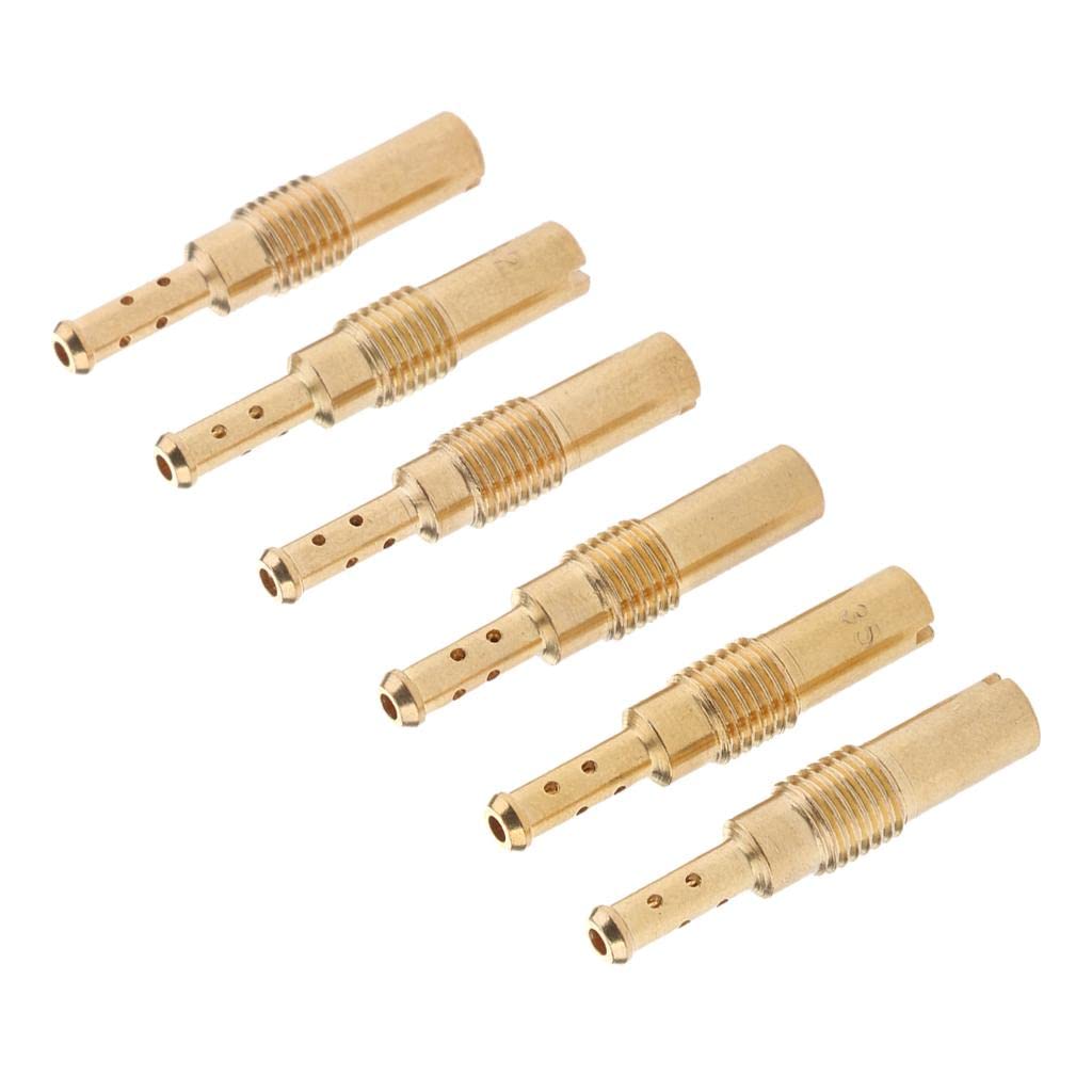 【送料無料】F Fityle 6個 パイロットジェット スロージェット #32#35#38#40#42#45