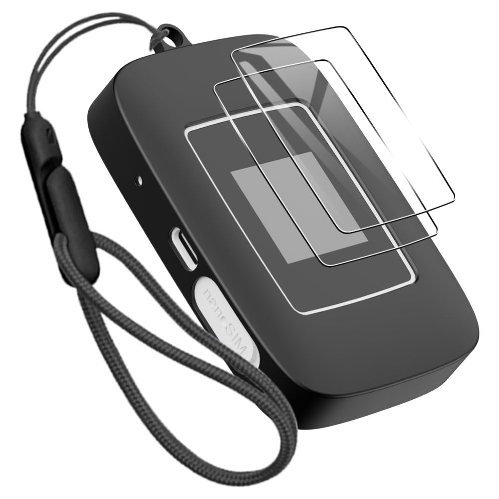 【送料無料】For Rakuten WiFi Pocket Platinum ケース +Rakuten WiFi Pocket Platinum保護フィルム【J...