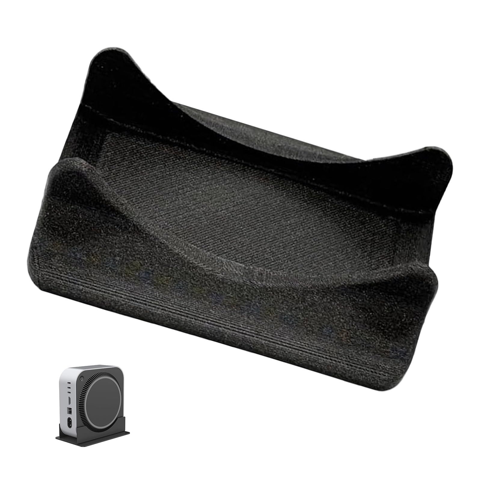 【送料無料】TVETE Mac Mini M4 2024 スタンド 滑り止めマット付き 縦置きスタンド コンピュータホルダ 卓上収納 デスクトップスペースの節約 安定性と滑り止め 放熱の心配がない シンプルな外観 Petg素材