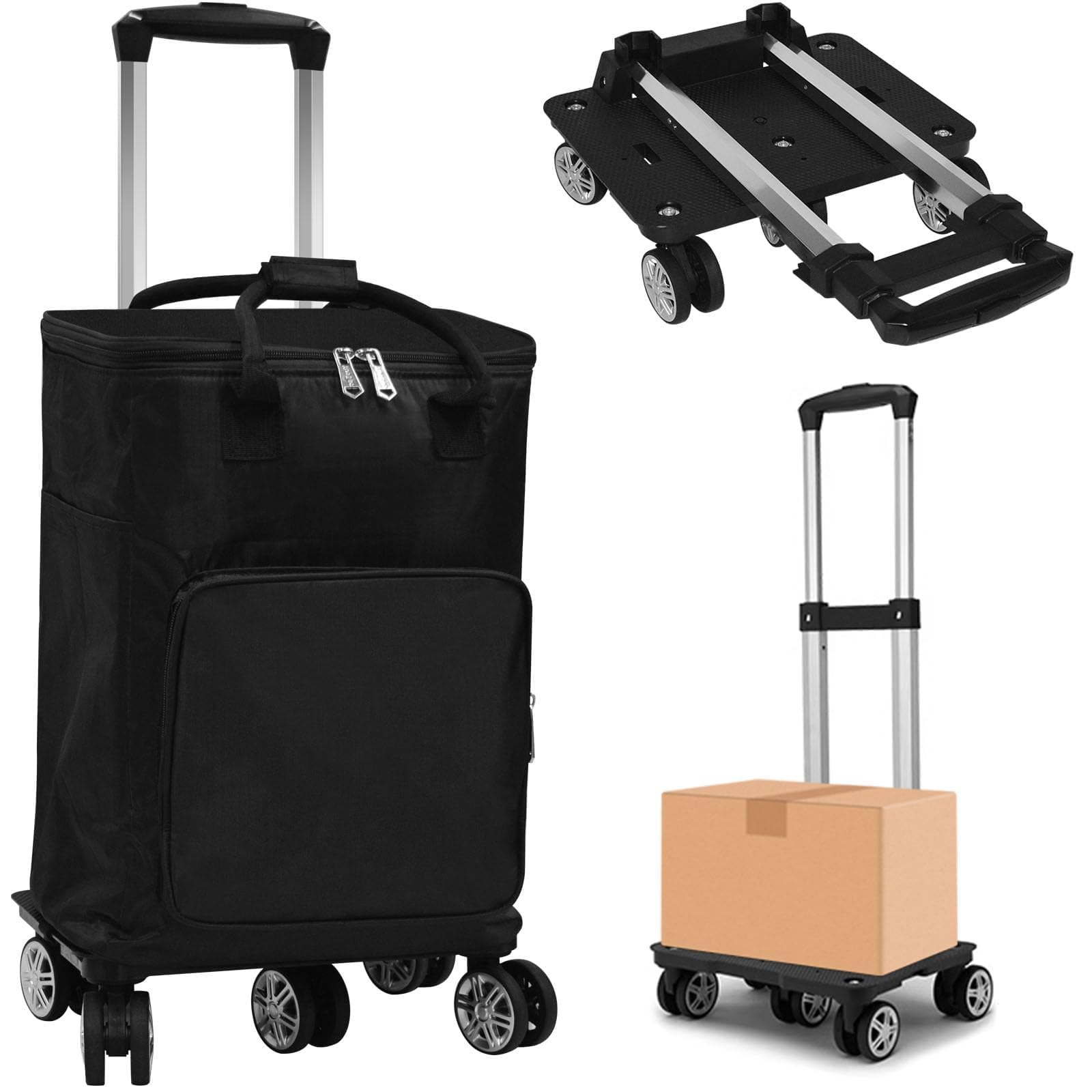 【送料無料】Vtuesxn【5輪+容量33L+保温保冷】ショッピングカート2WAY 買い物カート シ ...