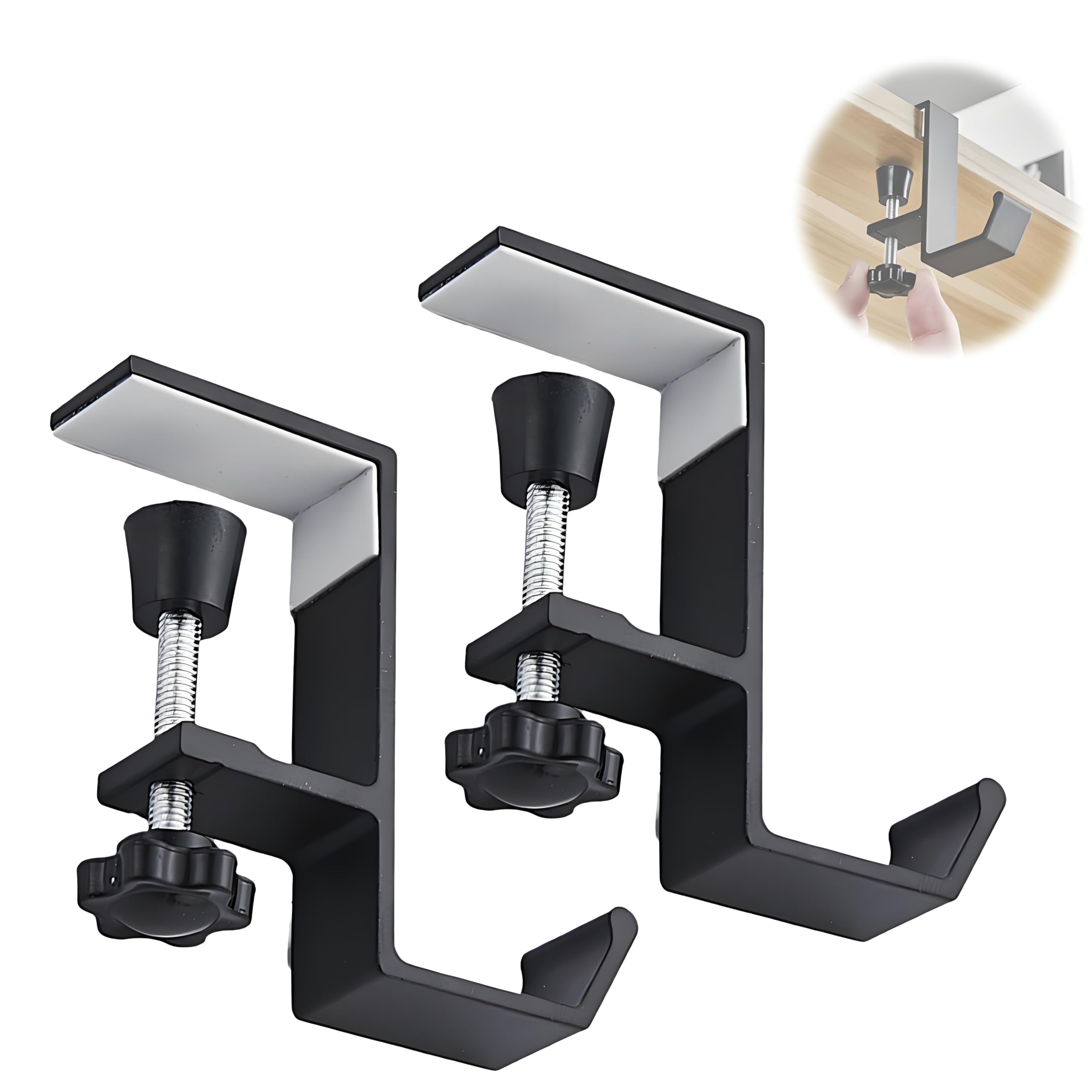 【送料無料】ZHSHXNGY ヘッドホン スタンド テーブルフック ンハンガーヘッドホ デスク ネジ式 クラン..